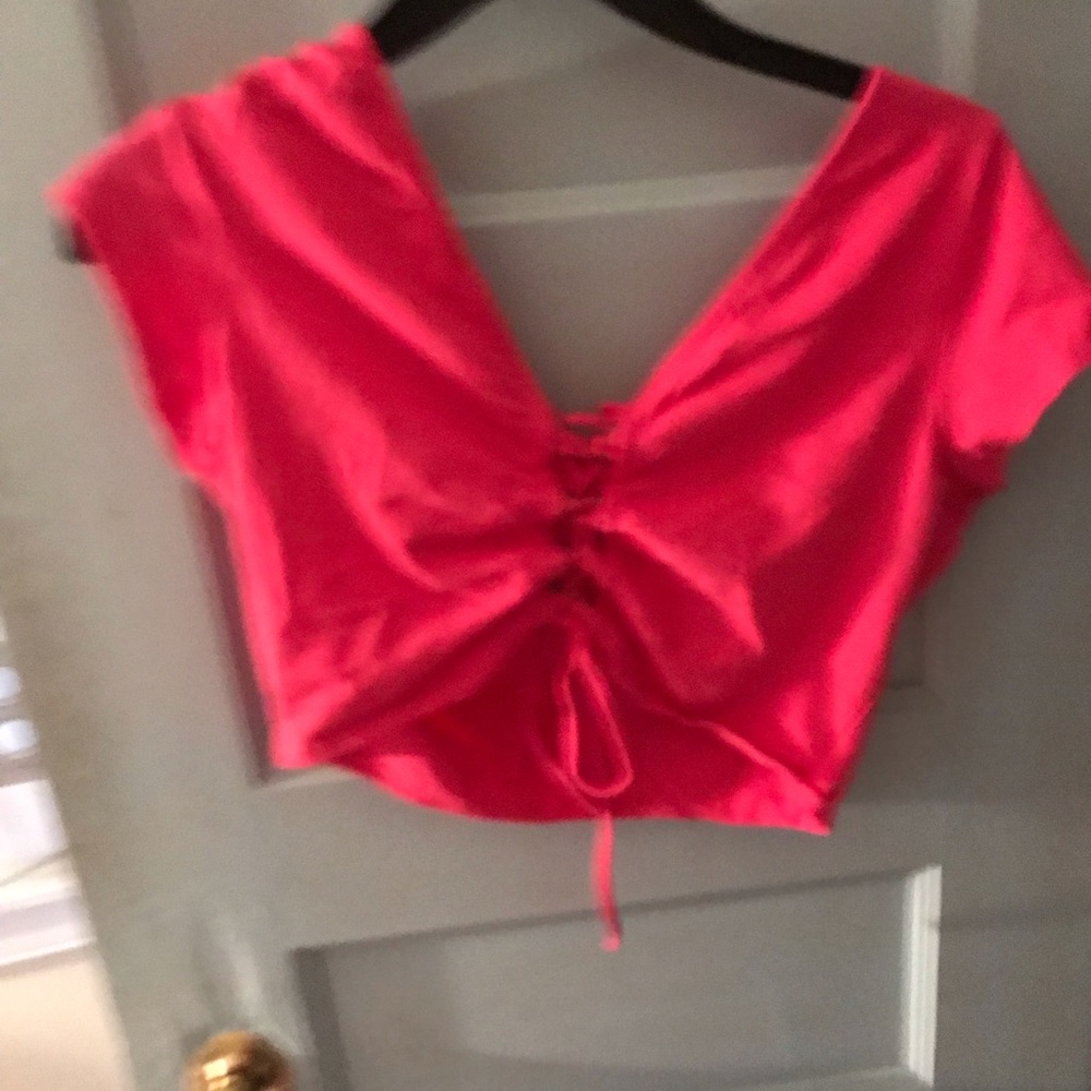 Pink crop